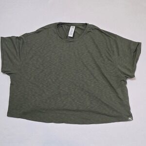 Joy Lab green Woman's short sleeve‎ key hole back TopSize XXL NWOT